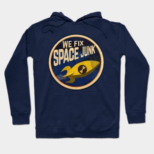 We Fix Space Junk Logo (round) Hoodie